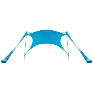 Tenda De Praia Camping Saro 1,6x1,6m Azul Te