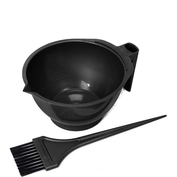 Santa Clara - Kit Tigela E Pincel Aplicação De Cremes Preto (2 Produtos)