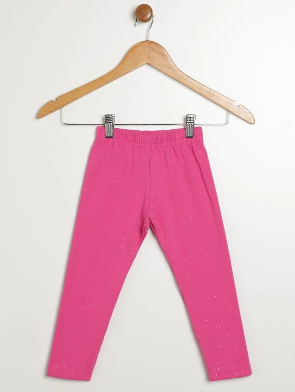 Calça Molecotton Com Glitter Infantil Para Menina- PINK 2