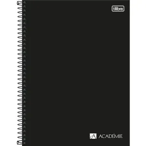 Caderno Sem Pauta 80 Folhas 90gr Sketchbook Espiral Academie