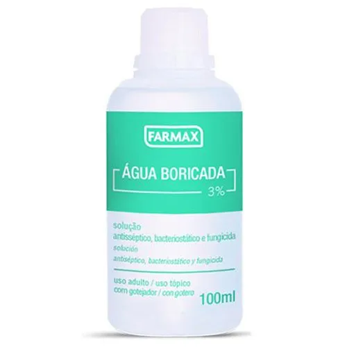 Água Boricada 3% Uniphar 100ml