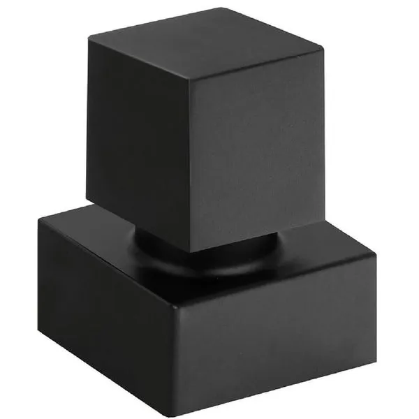 Acabamento para Registro Quadrado Preto MLT 1-2 3-4 e 1 DN20 Modelo 7445 C-91 Stoc Metais Acabamento para Registro Quadrado Preto MLT 7445 C-91 Stoc Metais