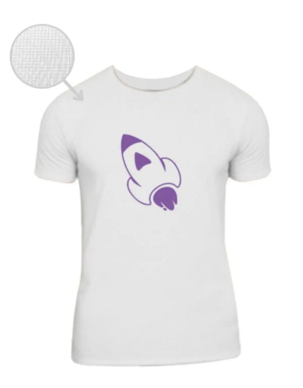 Camiseta Dry Fit Dos Rosa Manga Curta Branca Ícones Katlen P / Branco