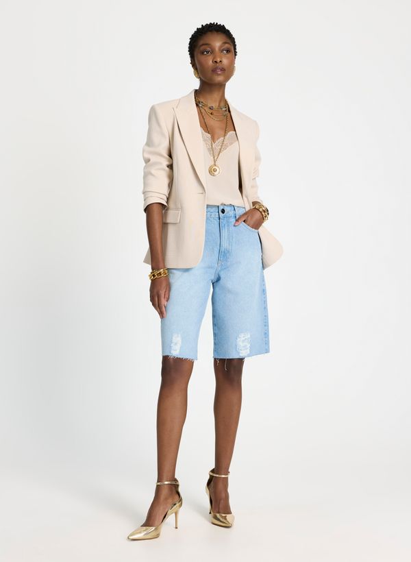 Bermuda Le Lis Madai Jeans Feminina 46