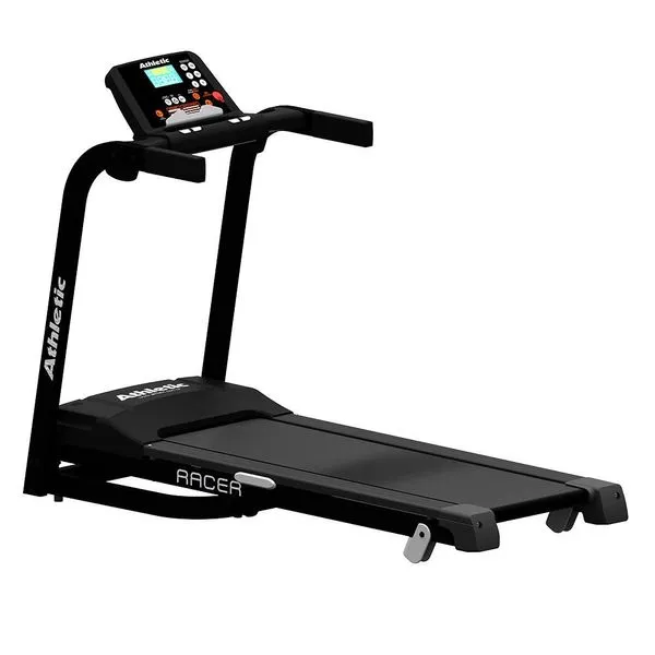 Esteira Ergométrica Racer Bivolt 5W 16km-h com 19 Programas para Corrida Athletic Esteira Ergométrica Racer Bivolt 5W 16km-h com Monitor para Corrida Athletic