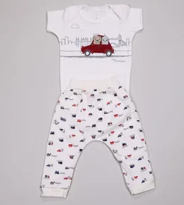 Conjunto Body Passeio - 11780 De 0 a 12 meses Cru - P