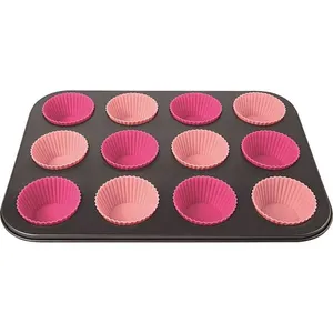 Forma para Cupcake Antiaderente com 12 Cavidades Mor