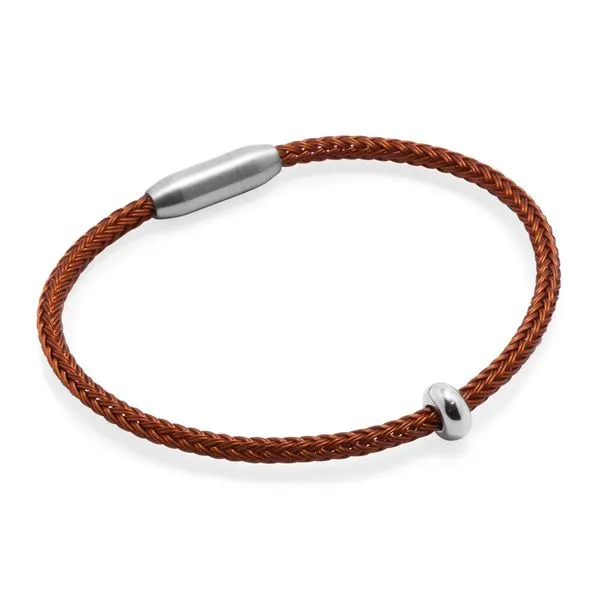 Pulseira Kromo de Cabo de Aço Caramelo Caramelo GG