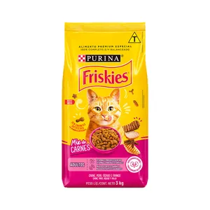 Ração Friskies Gatos Adultos Mix de Carnes 3 kg