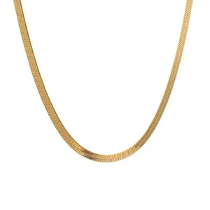 Corrente Heloise de Aço Dourado Dourado Único