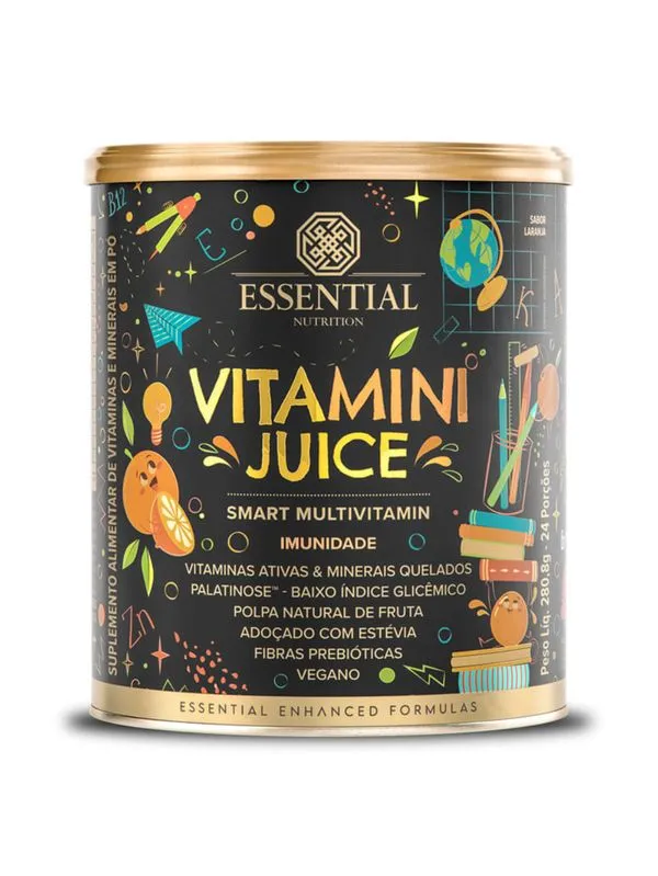Multivitamínico Vitamini Juice Laranja 280g Essential Nutrition