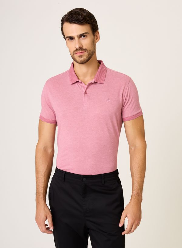 Polo Mouline Gola Textura Dudalina Masculina G