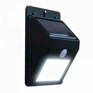 Luminária Solar Parede Ecosolis 20 Leds Com Sensor