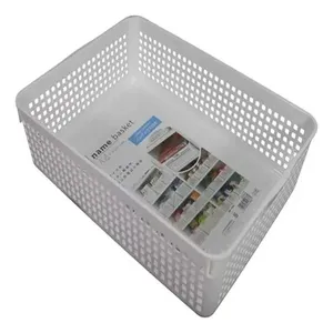 Cesto Organizador Watts A4 Name Basket 24,4x33,2x8,7cm Branco (MP)