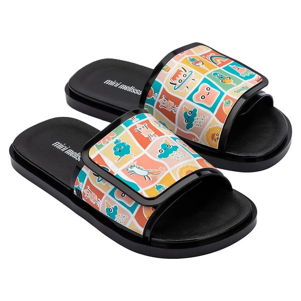 Mini Melissa Brave + Turma do Pudim Infantil 33833 PRETO 28