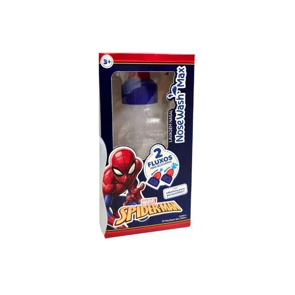 Dispositivo para Lavagem Nasal Nosewash Max AGPMed Spider Man 240ml