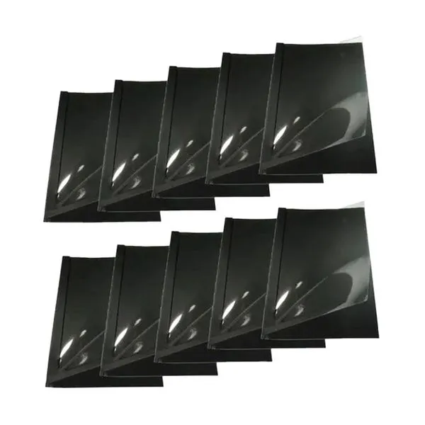 Kit 30 Capas para Encadernação Térmica Ibacemil CT.A4150P.30und-IBACEMIL Até 150 Folhas A4 Preta Kit 30 Capas Encadernação Térmica Ibacemil Até 150 Folhas A4 Preta