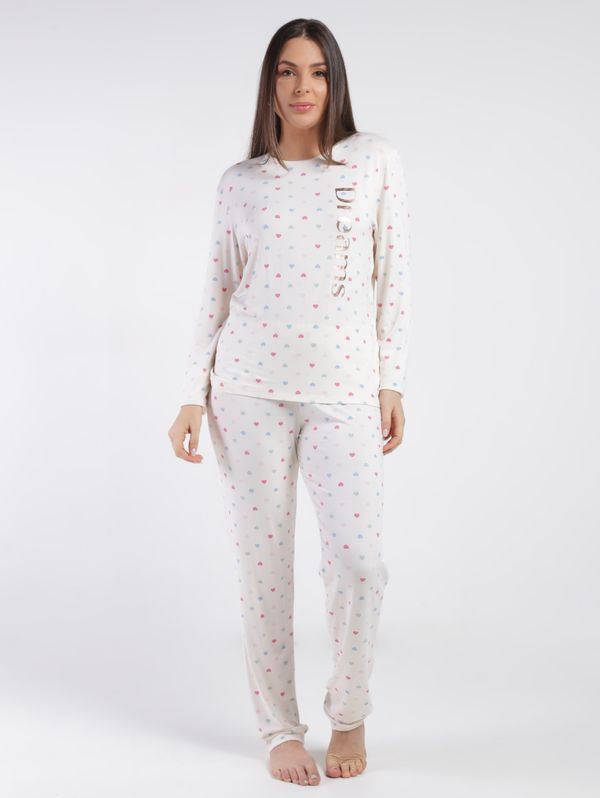 Pijama Longo Feminino BEGE P