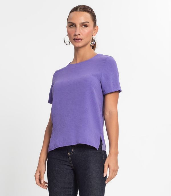 Blusa Feminina Manga Curta Endless Roxo G