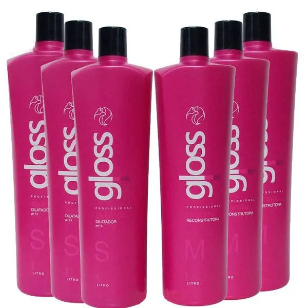 Combo 03 Kits Escova Progressiva Fox Gloss