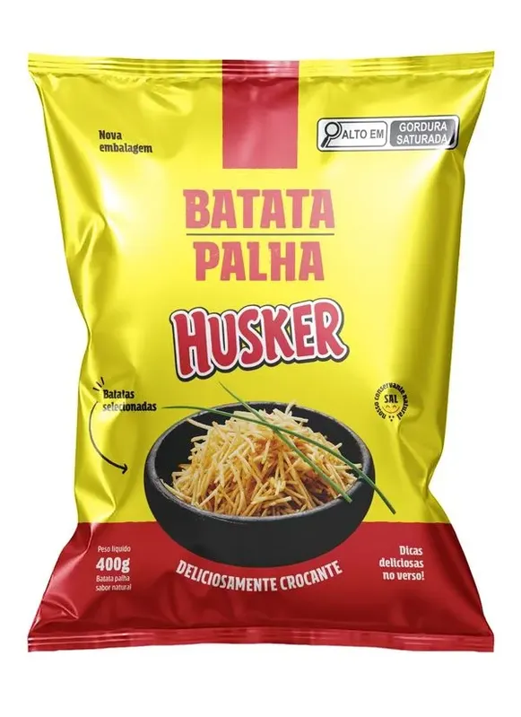 Batata Husker Palha Tradicional 400g