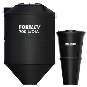 Kit Fossa Séptica 700L/dia Fortlev e Leito de Secagem Tecnipar