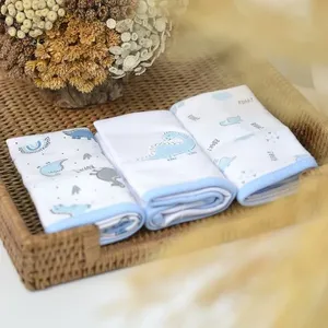 Kit Toalha Boquinha com 3 unidades Dinossauro