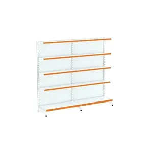 Kit 2 Módulos De Gôndolas Parede 2,02 Fit40 Amapá Expositor Branco