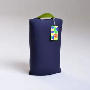 Almofada Decorativa Charm com Alça Brasil Azul Marinho