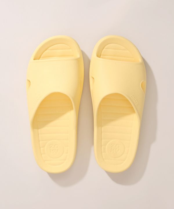 Chinelo Slide Nuvem Feminino Abraçar Leveza Flatform Zaxy Amarelo 36