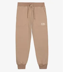 Calça Infantil Menino Moletom Felpa Trick Nick Marrom 10
