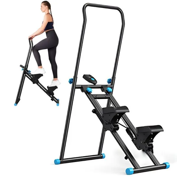 Máquina De Escalada Simulador Caminhada Dobrável Até 130kg