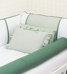 Kit de Berço Flora com 6 Peças Verde