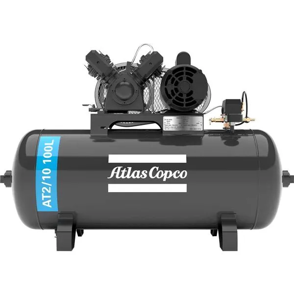 Compressor de Ar 2hp 10pcm 100L 110V/220V Monofásico AT ATLAS COPCO