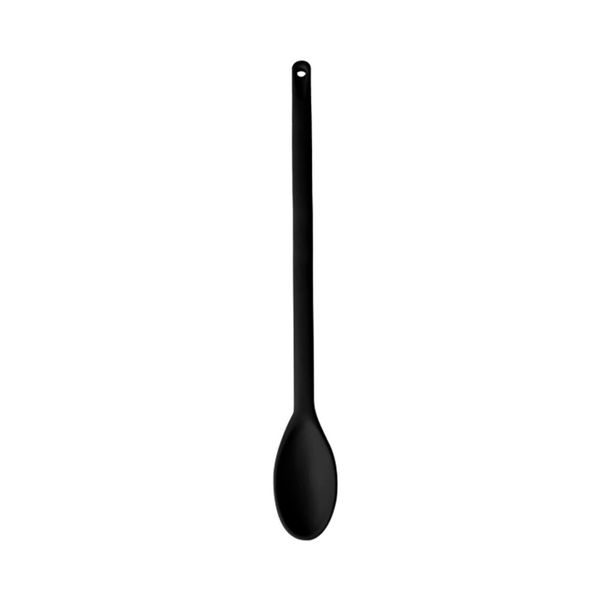 Colher Profissional Cabo Longo Polipropileno Preta 45cm