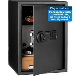 Cofre Amazon Basics Eletrônico Preto A-BI