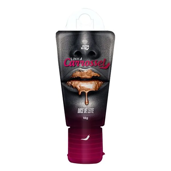 Carrossel Gel Lubrificante Comestível com Efeito Glitter 18g Pepper Blend Carrossel Gel Lubrificante Comestível com Efeito Glíter 18g Pepper Blend