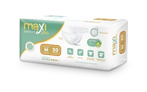 Fralda Geriátrica Maxi Confort Plus M com 20 Unidades