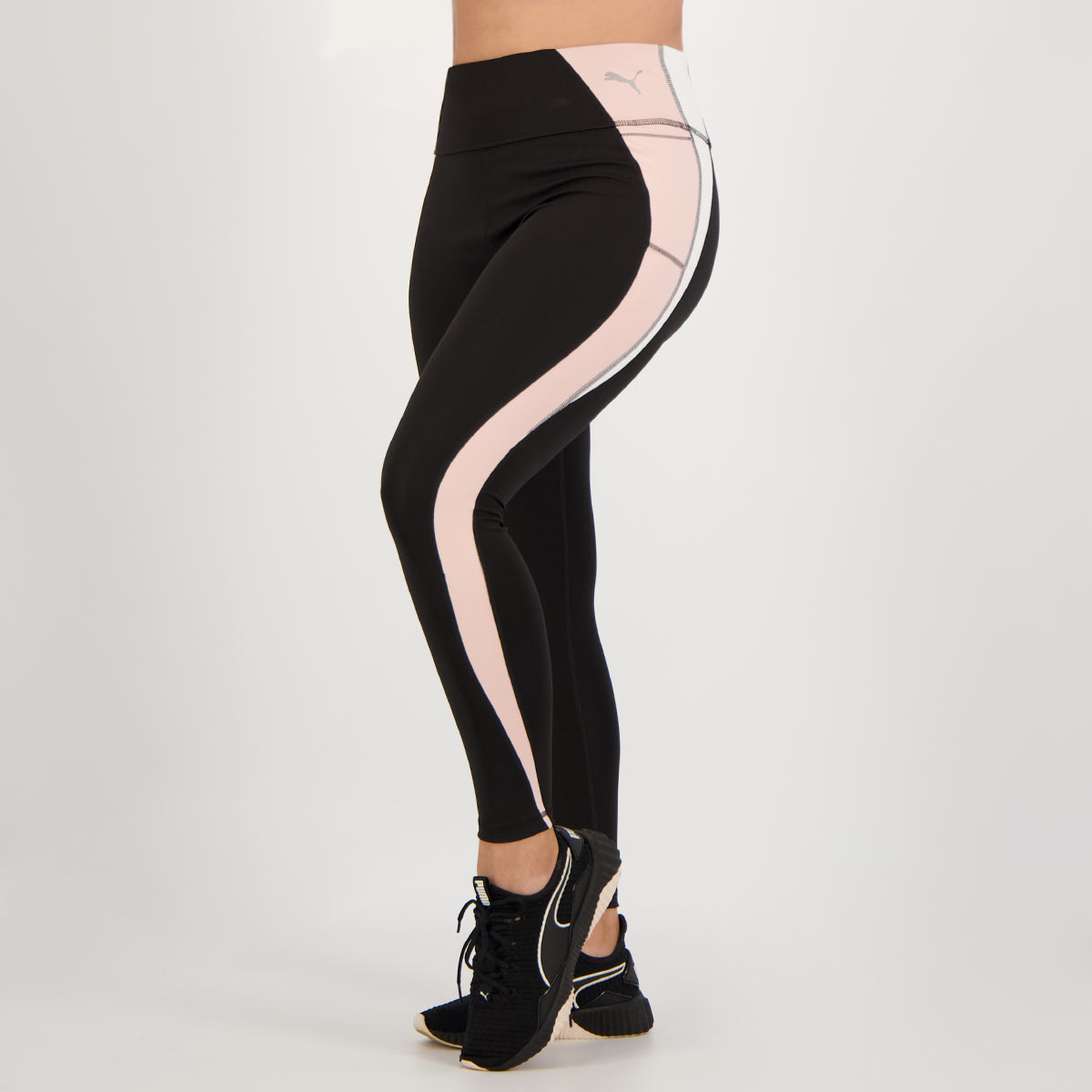Calça Legging Puma Evostripe High Waist 7/8 Feminina Preta