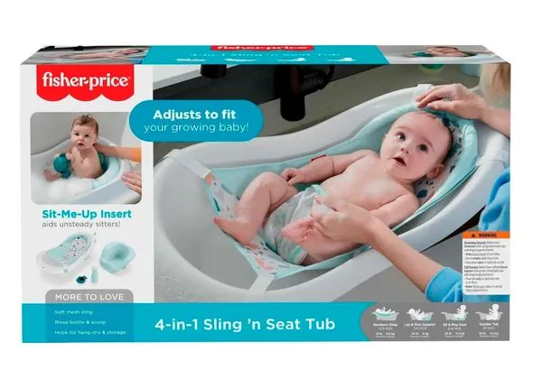 Banheira Deluxe 4 em 1 - Fisher Price - Mattel