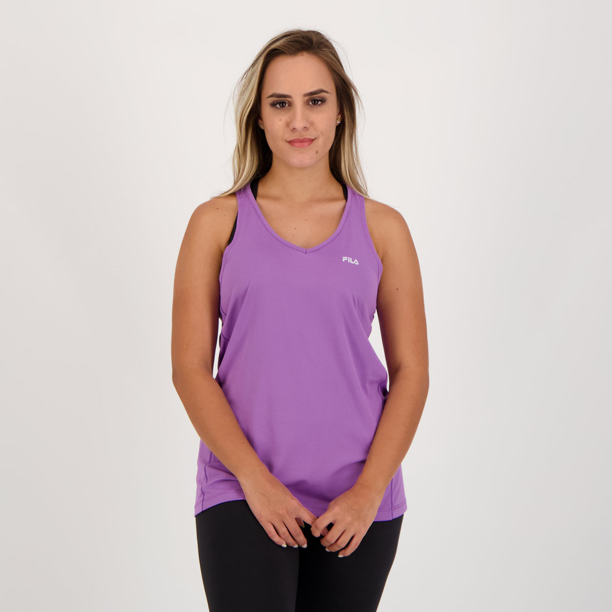 Regata Fila Dots II Feminina Roxo