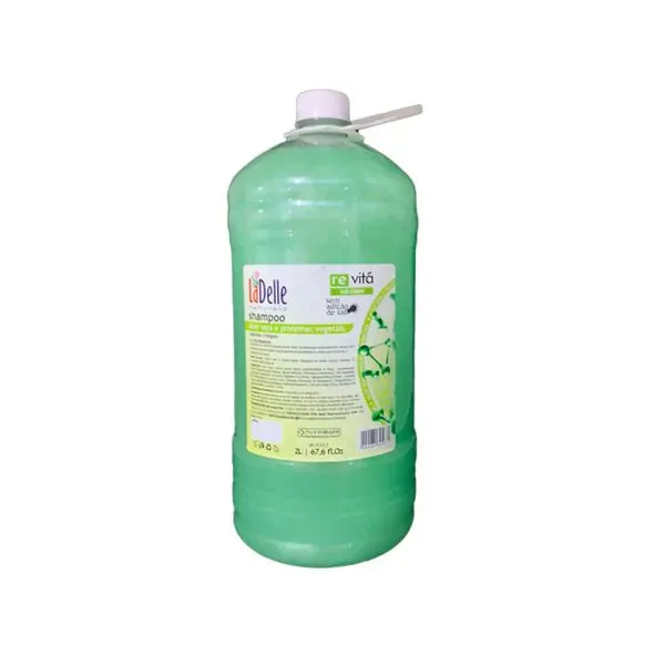 Shampoo Aleo Vera &Amp; Proteinas Vegetais La Delle 2L