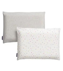 Fronha para Travesseiro com 2 unidades Clevamama Cinza/Branco
