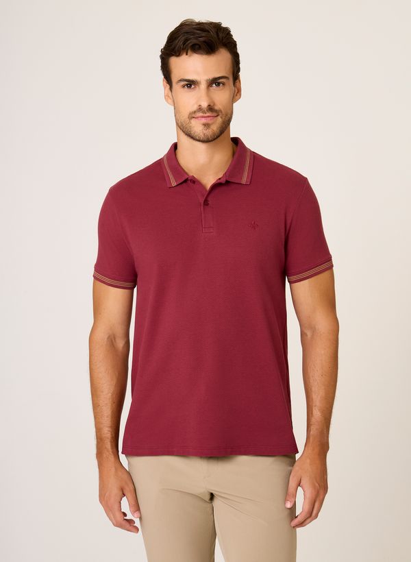 Polo Malha Favo Textura Dudalina Masculina XGG