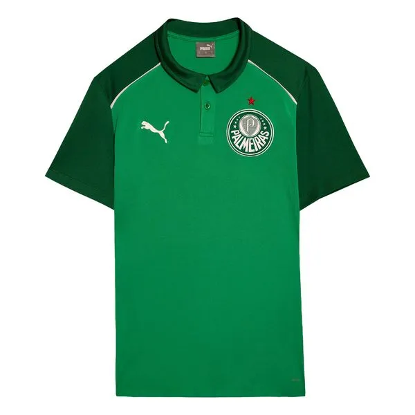 Polo Casual Palmeiras Puma 24/25 - Verde - G