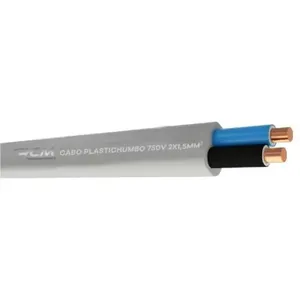 Fio Elétrico Plastichumbo 750V 2x1,5mm para Instalações Residenciais Comerciais e Industriais RCM Cabos Elétricos Fio Elétrico Plastichumbo 750V 2x1,5mm Residencial Comercial Industrial RCM