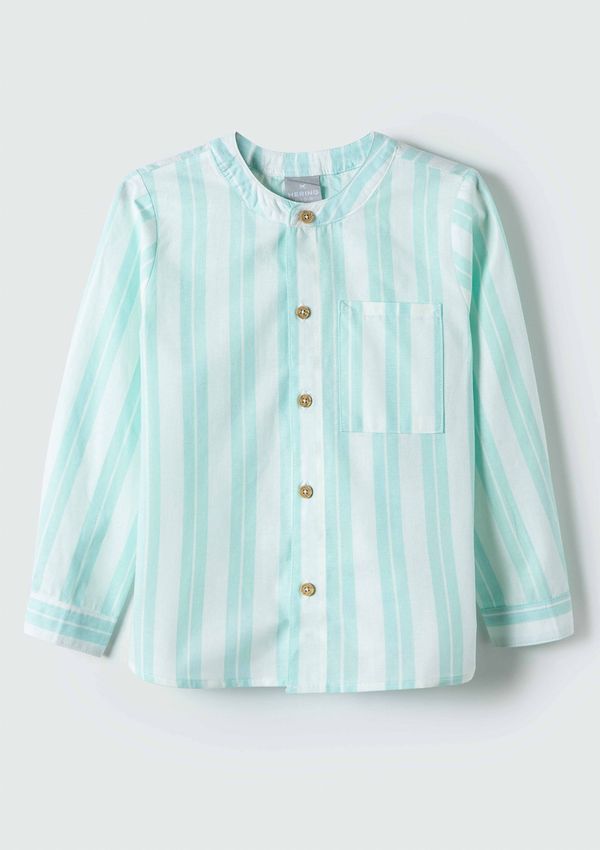 Camisa Infantil Menino Toddler Manga Longa Listrada - Verde 004