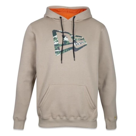 Blusão com Capuz Canguru New Era Neutral Wild Pocket Camo - Masculino