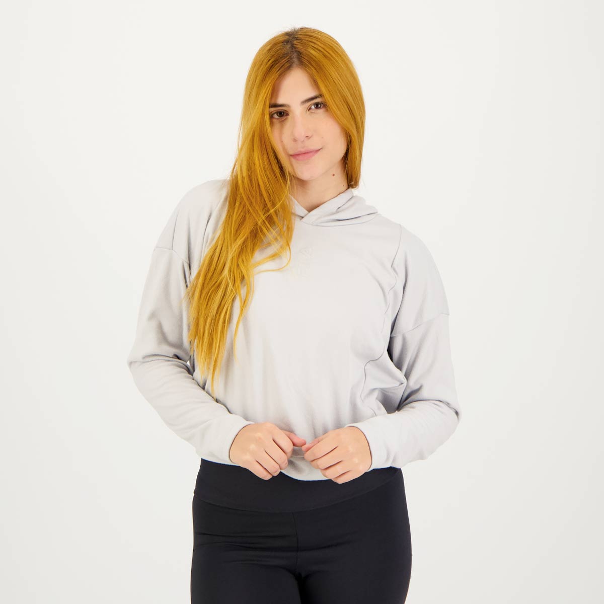 Moletom Fila Studio Feminina Cinza
