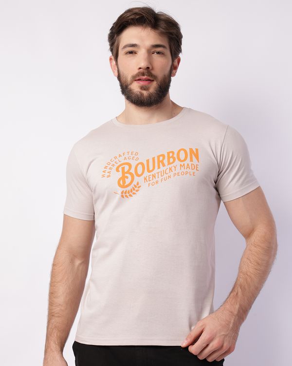 Camiseta Masculina Algodão com Estampa Manga Curta Cinza G